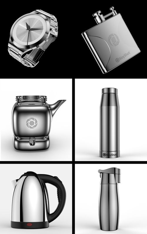 keyshot金属产品 渲染